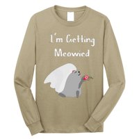 Im Getting Meowied Cat Funny Bachelorette Party Gift Long Sleeve Shirt