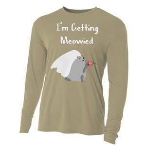 Im Getting Meowied Cat Funny Bachelorette Party Gift Cooling Performance Long Sleeve Crew