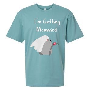 Im Getting Meowied Cat Funny Bachelorette Party Gift Sueded Cloud Jersey T-Shirt