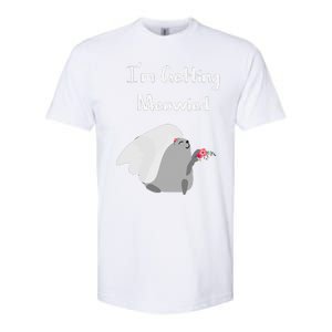 Im Getting Meowied Cat Funny Bachelorette Party Gift Softstyle CVC T-Shirt