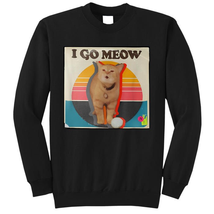 I Go Meow Tall Sweatshirt