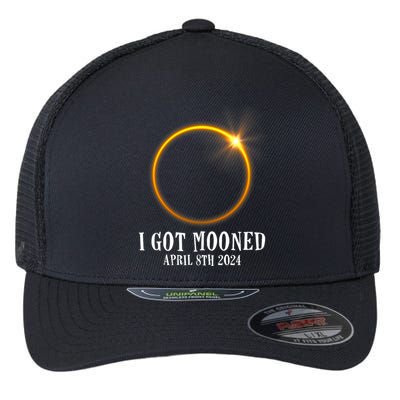 I Got Mooned 4.08.24 Total Solar Eclipse 2024 Flexfit Unipanel Trucker Cap
