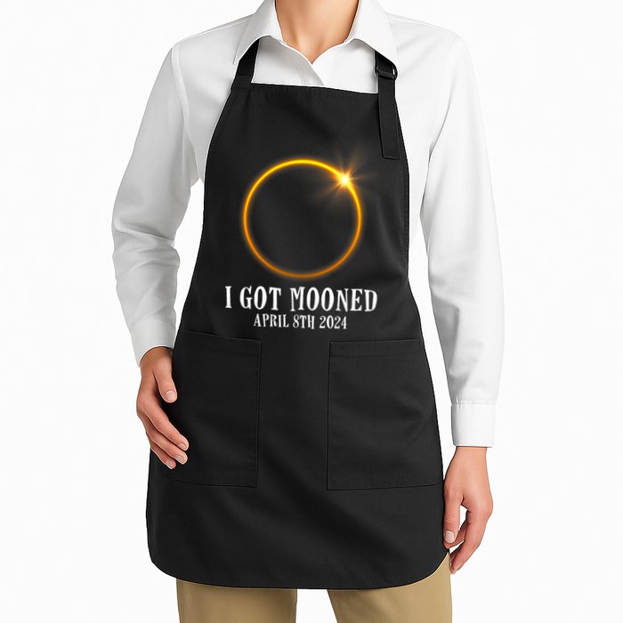 I Got Mooned 4.08.24 Total Solar Eclipse 2024 Apron