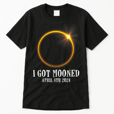 I Got Mooned 4.08.24 Total Solar Eclipse 2024 Tall T-Shirt