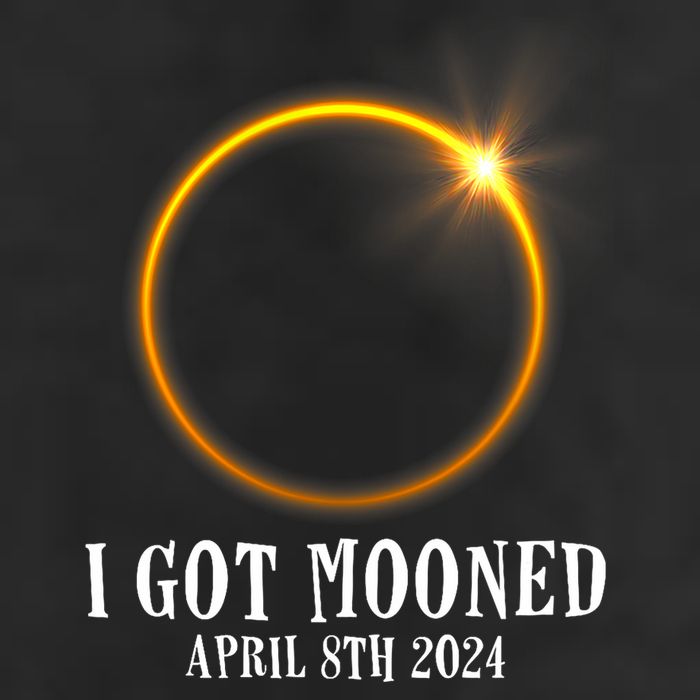 I Got Mooned 4.08.24 Total Solar Eclipse 2024 Knit Cap Winter Beanie