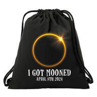 I Got Mooned 4.08.24 Total Solar Eclipse 2024 Drawstring Bag