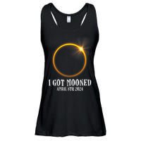 I Got Mooned 4.08.24 Total Solar Eclipse 2024 Ladies Essential Flowy Tank