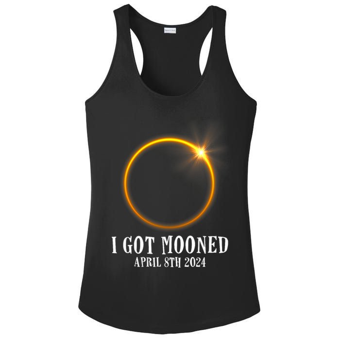 I Got Mooned 4.08.24 Total Solar Eclipse 2024 Ladies PosiCharge Competitor Racerback Tank