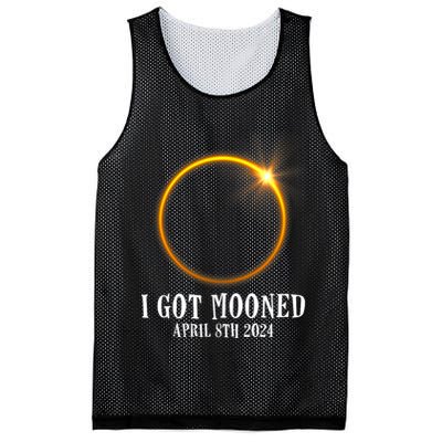 I Got Mooned 4.08.24 Total Solar Eclipse 2024 Mesh Reversible Basketball Jersey Tank