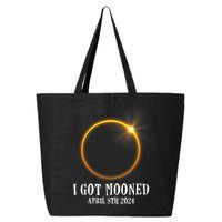 I Got Mooned 4.08.24 Total Solar Eclipse 2024 25L Jumbo Tote