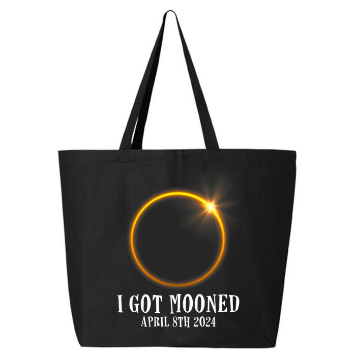 I Got Mooned 4.08.24 Total Solar Eclipse 2024 25L Jumbo Tote