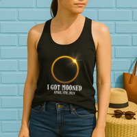 I Got Mooned 4.08.24 Total Solar Eclipse 2024 Womens Tank Top