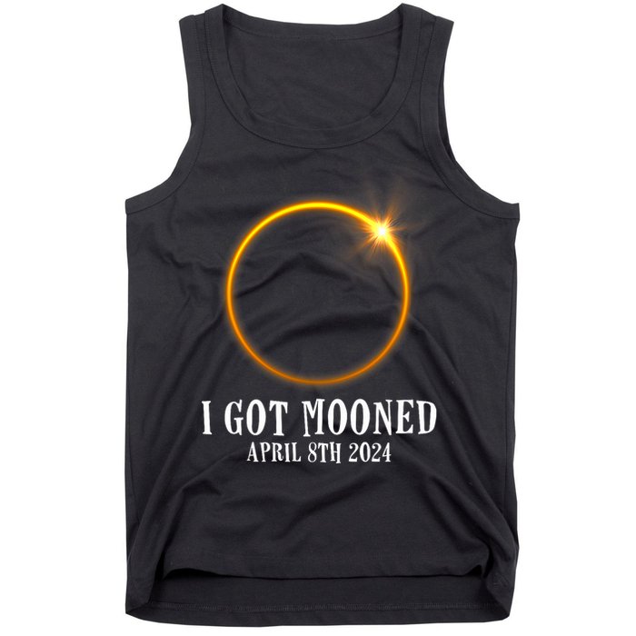 I Got Mooned 4.08.24 Total Solar Eclipse 2024 Tank Top