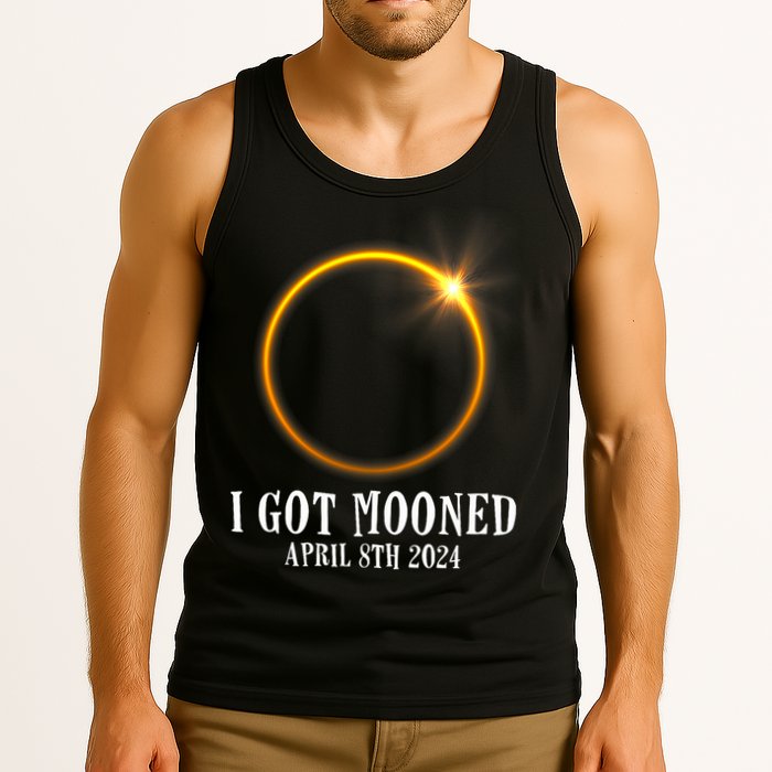 I Got Mooned 4.08.24 Total Solar Eclipse 2024 Tank Top