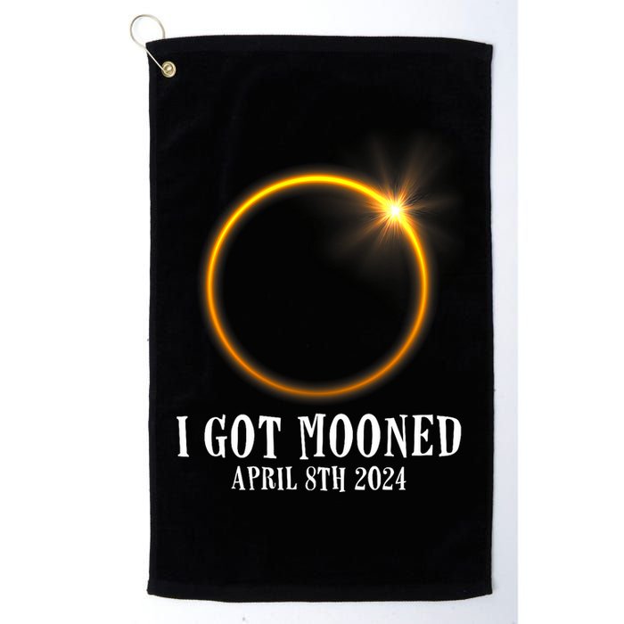 I Got Mooned 4.08.24 Total Solar Eclipse 2024 Golf Towel