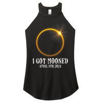 I Got Mooned 4.08.24 Total Solar Eclipse 2024 Women's Perfect Tri Rocker Tank
