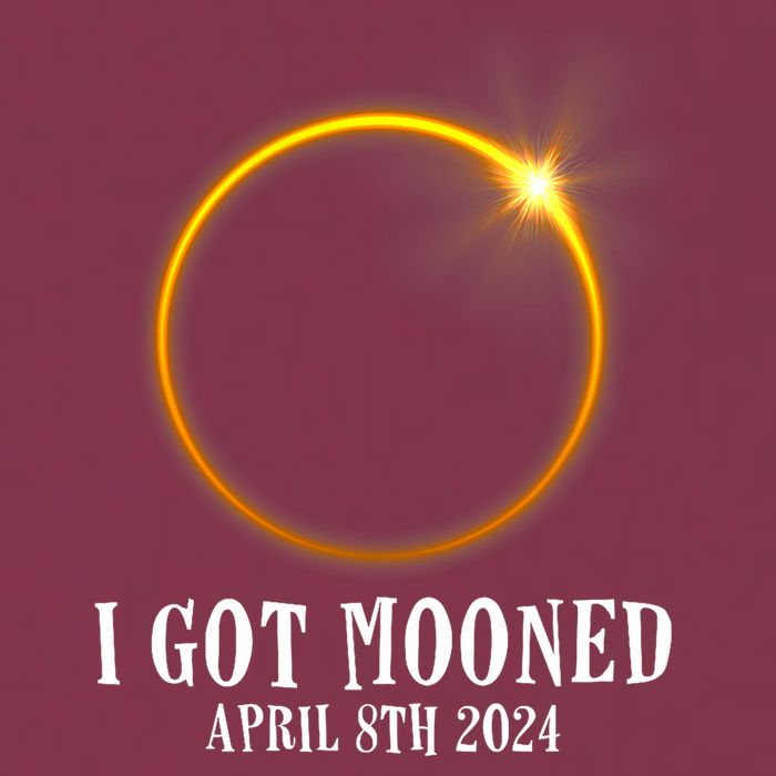 I Got Mooned 4.08.24 Total Solar Eclipse 2024 16oz Travel Tumbler