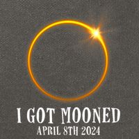 I Got Mooned 4.08.24 Total Solar Eclipse 2024 Cotton Canvas Backpack