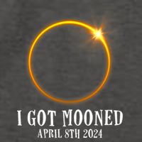 I Got Mooned 4.08.24 Total Solar Eclipse 2024 Vector Backpack