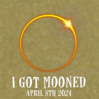 I Got Mooned 4.08.24 Total Solar Eclipse 2024 Garment-Dyed Women's Muscle Tee