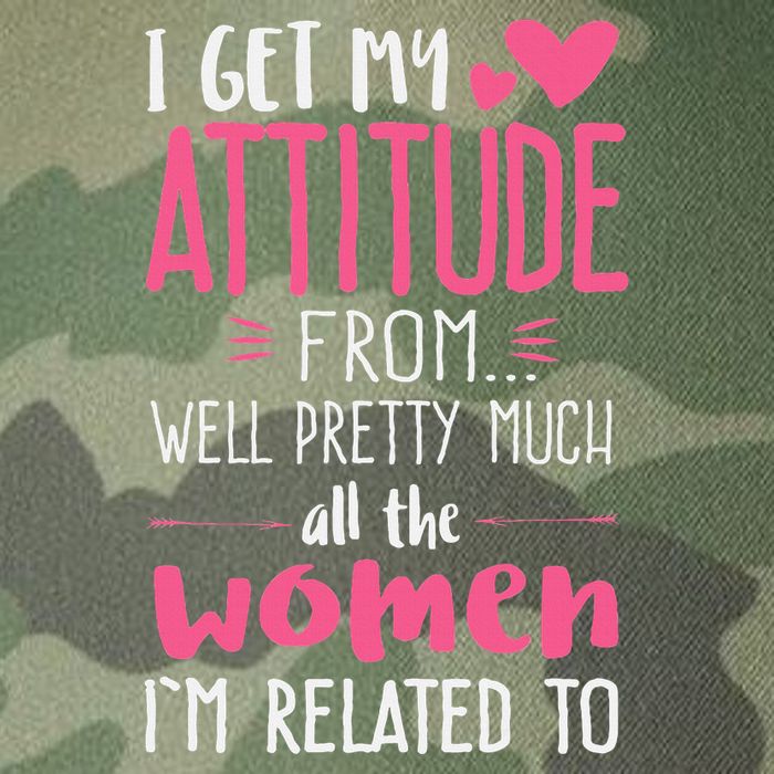 I Get My Attitude From Women In My Life Sassy Legacy Tie Dye Trucker Hat