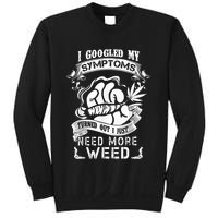 I Googled My Symptoms Turned Out I Just Need More Weed Sweatshirt