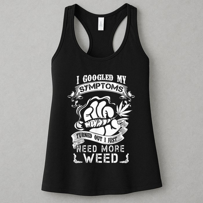 I Googled My Symptoms Turned Out I Just Need More Weed Womens Tank Top