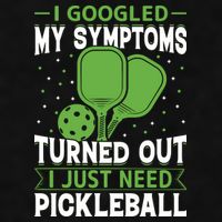 I Googled My Symptoms I Just Need Pickleball Ladies PosiCharge Tri-Blend Wicking Tank