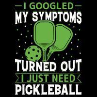 I Googled My Symptoms I Just Need Pickleball 7-Panel Snapback Hat