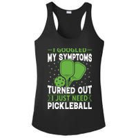 I Googled My Symptoms I Just Need Pickleball Ladies PosiCharge Competitor Racerback Tank