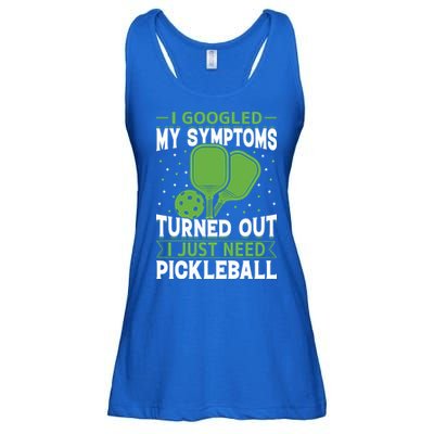 I Googled My Symptoms I Just Need Pickleball Ladies Essential Flowy Tank