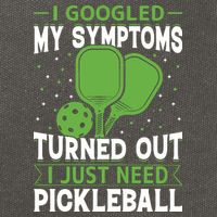 I Googled My Symptoms I Just Need Pickleball Cotton Canvas Backpack