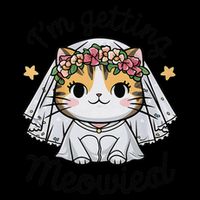 IM Getting Meowied Bridesmaid Bachelorette Party Kawaii Cat Doggie Tank