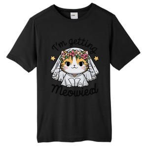 IM Getting Meowied Bridesmaid Bachelorette Party Kawaii Cat Tall Fusion ChromaSoft Performance T-Shirt