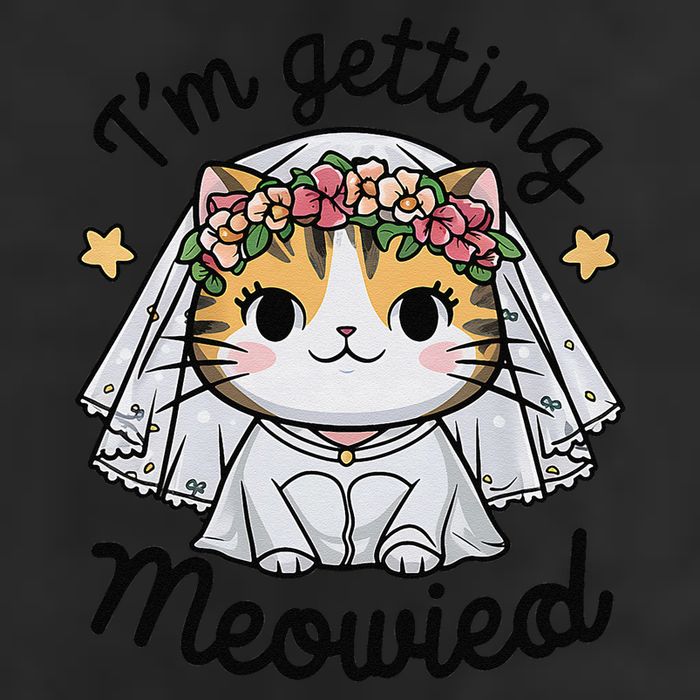 IM Getting Meowied Bridesmaid Bachelorette Party Kawaii Cat 15oz Campfire Ceramic Mug