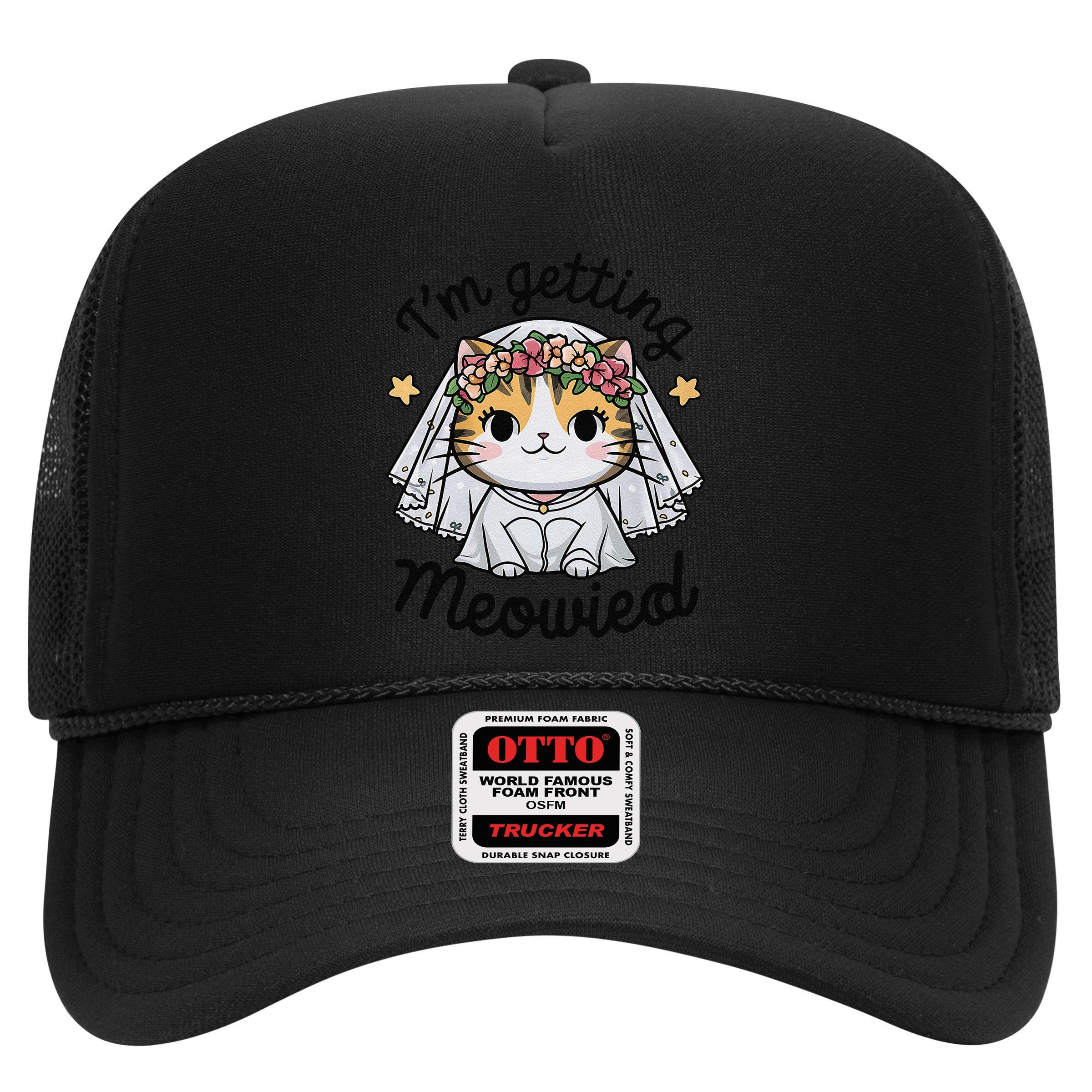 IM Getting Meowied Bridesmaid Bachelorette Party Kawaii Cat Hat