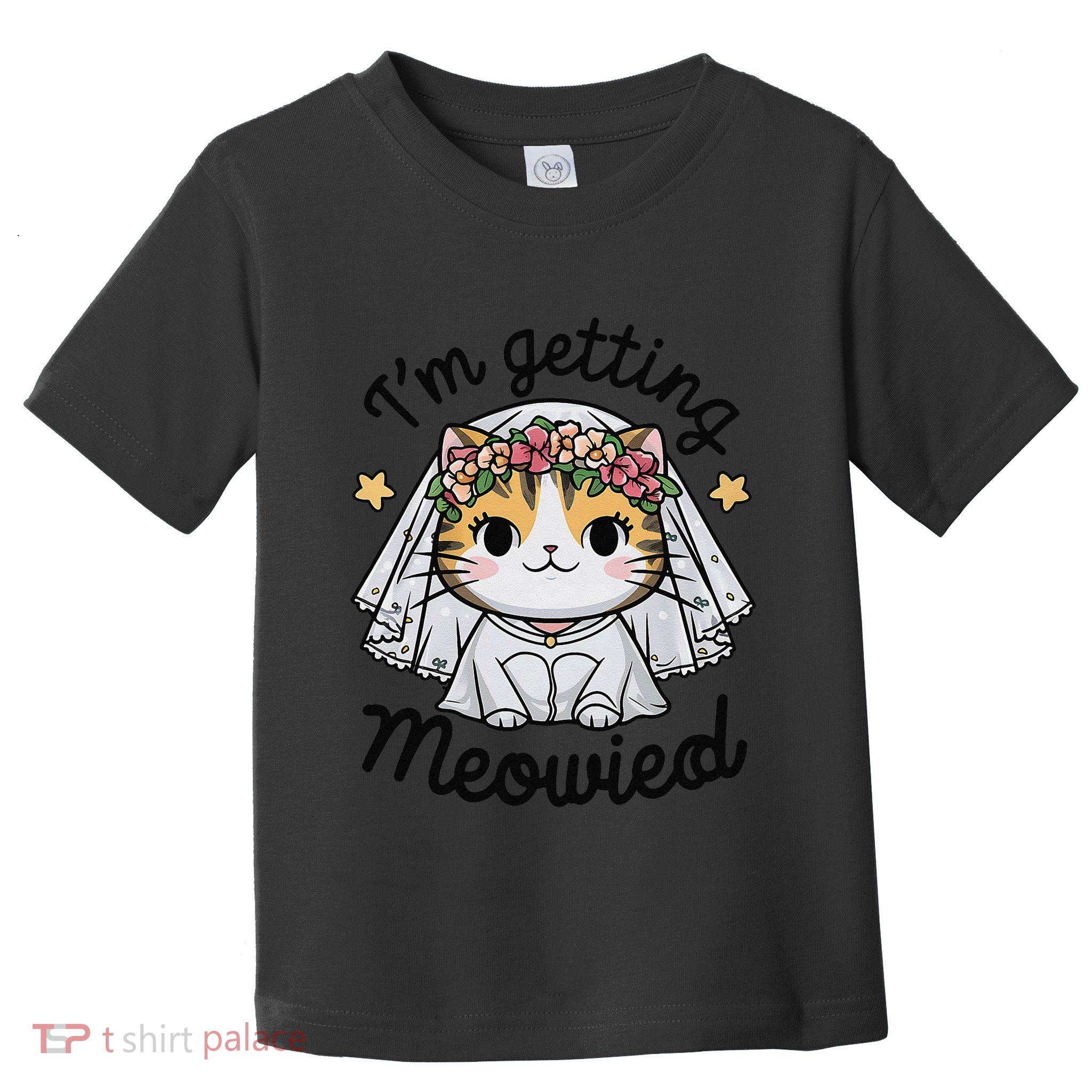 IM Getting Meowied Bridesmaid Bachelorette Party Kawaii Cat Toddler T-Shirt