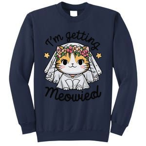 IM Getting Meowied Bridesmaid Bachelorette Party Kawaii Cat Sweatshirt