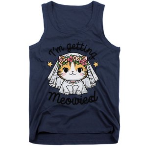 IM Getting Meowied Bridesmaid Bachelorette Party Kawaii Cat Tank Top