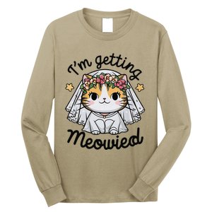 IM Getting Meowied Bridesmaid Bachelorette Party Kawaii Cat Long Sleeve Shirt