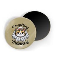 IM Getting Meowied Bridesmaid Bachelorette Party Kawaii Cat Magnet