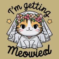 IM Getting Meowied Bridesmaid Bachelorette Party Kawaii Cat Magnet