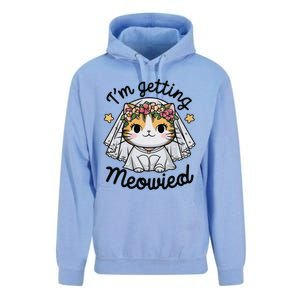 IM Getting Meowied Bridesmaid Bachelorette Party Kawaii Cat Unisex Surf Hoodie