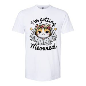 IM Getting Meowied Bridesmaid Bachelorette Party Kawaii Cat Softstyle CVC T-Shirt