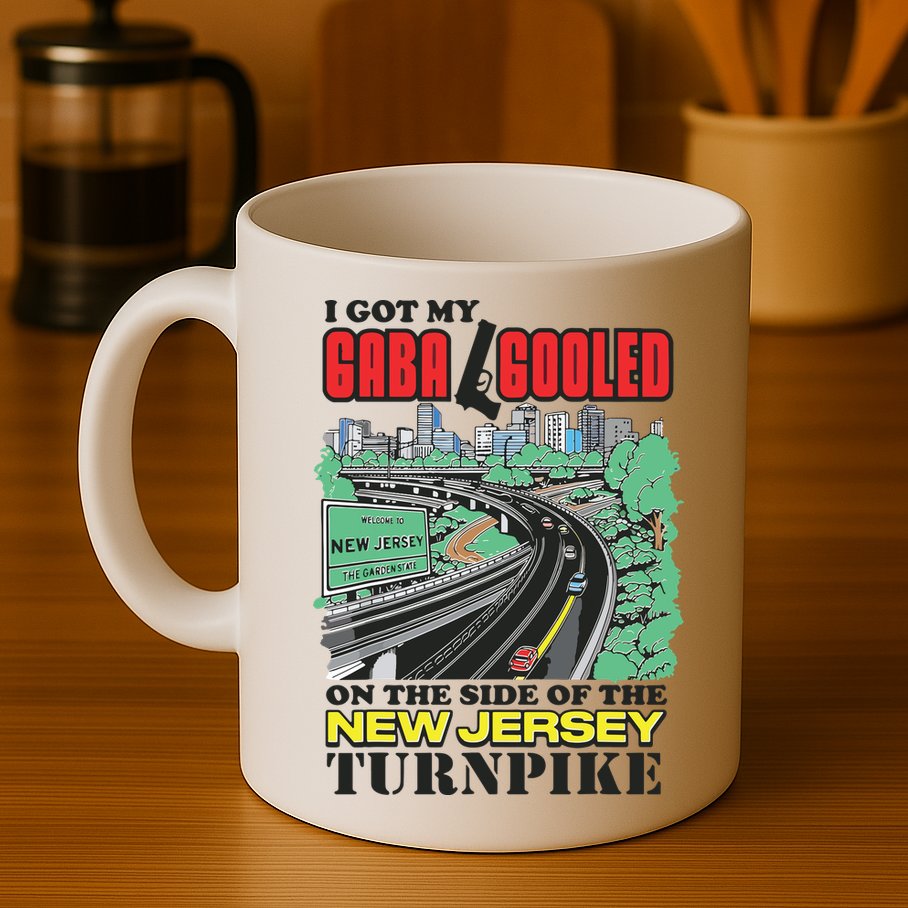 I Got My Gaba Gooled On The Side Of The New Jersey Turnpike Mug