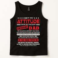 I Get My Attitude From My Freaking Awesome Dad! Pullover Hoodie Tank Top