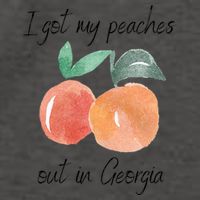 I Got My Peaches Out In Georgia Lyrics Song Funny Fruit Vector Backpack