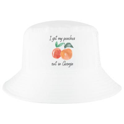 I Got My Peaches Out In Georgia Lyrics Song Funny Fruit Cool Comfort Performance Bucket Hat