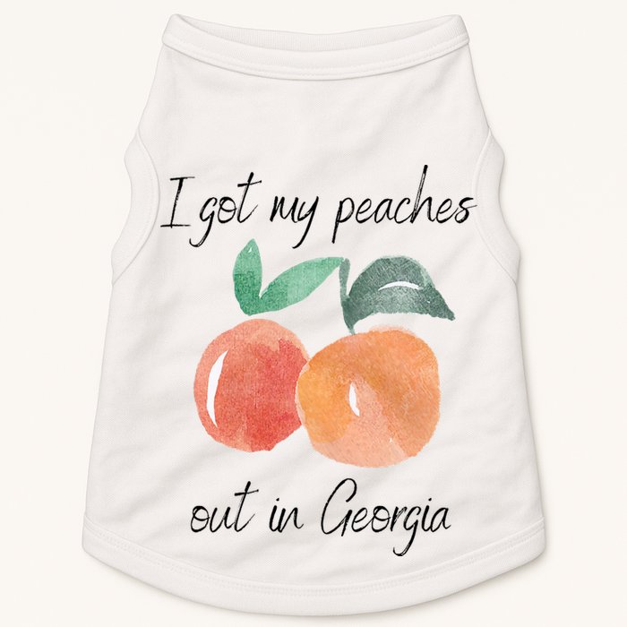 I Got My Peaches Out In Georgia Lyrics Song Funny Fruit Doggie Tank