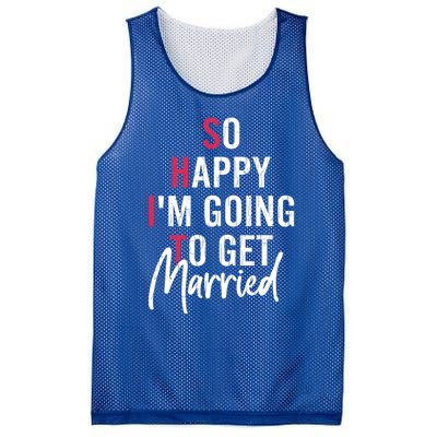 Im Getting Married Funny Bride Wife Wedding Graphic Gift Mesh Reversible Basketball Jersey Tank